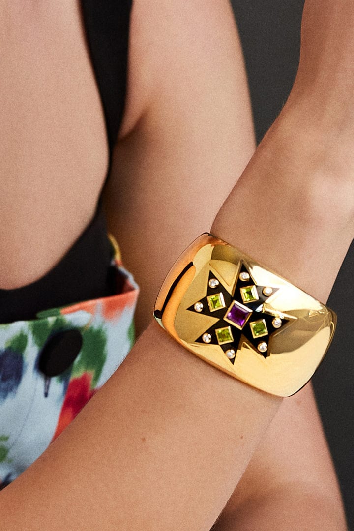 VERDURA-Maltese Cross Cuff-YELLOW GOLD