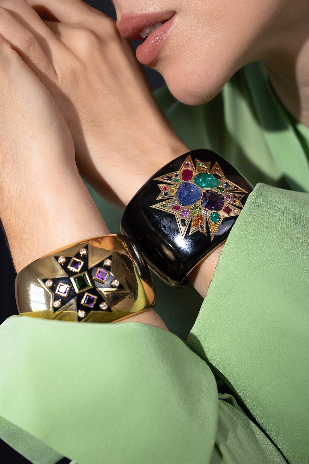 VERDURA-Maltese Cross Cuff-YELLOW GOLD