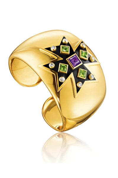 VERDURA-Maltese Cross Cuff-YELLOW GOLD