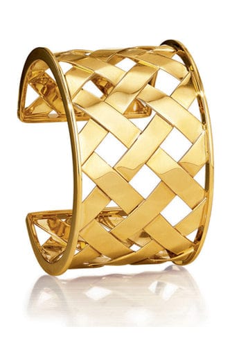 VERDURA-Criss Cross Cuff-YELLOW GOLD