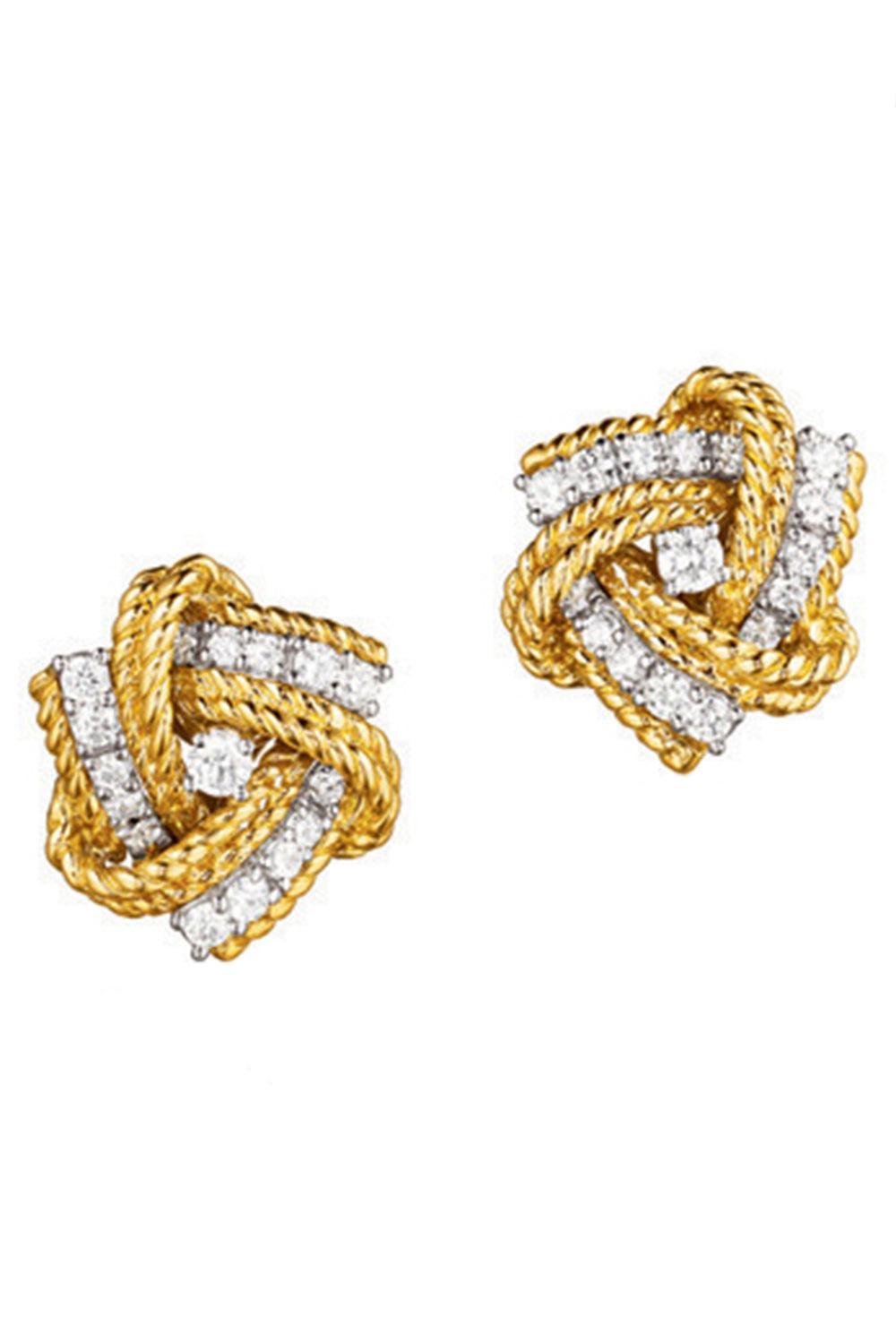  Diamond Pinwheel Earrings-YELLOW GOLD-JEWELRYFINE JEWELEARRING-VERDURA 