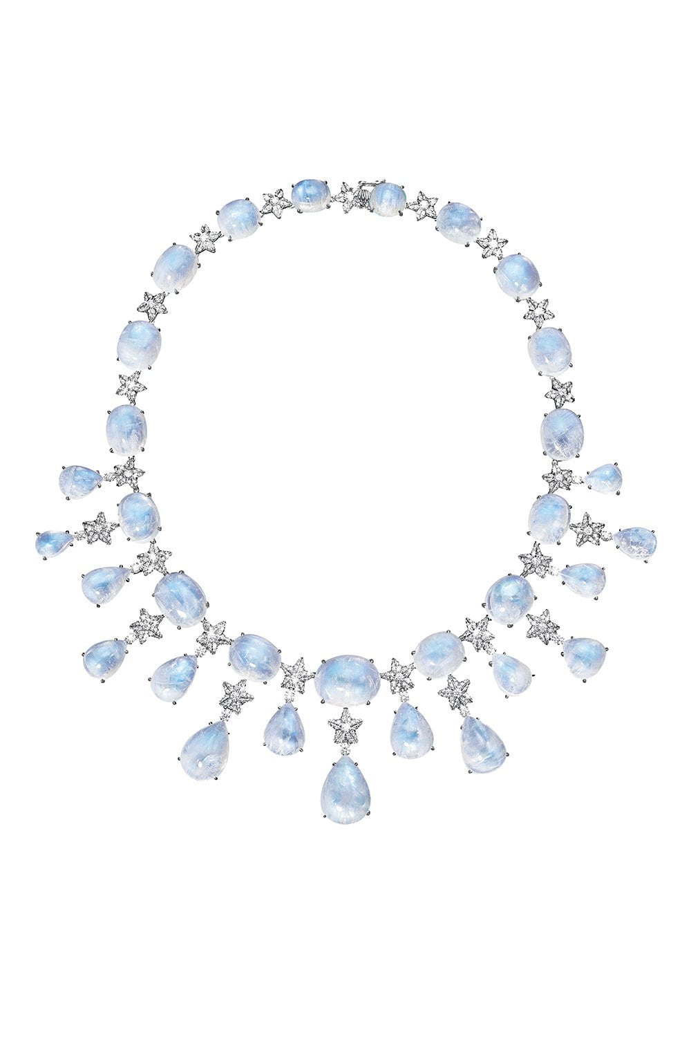 VERDURA-Stardust Necklace-WHITE GOLD