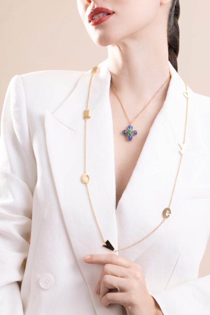 I Love You Chain Necklace-YELLOW GOLD-36-JEWELRYFINE JEWELNECKLACE O-VERDURA