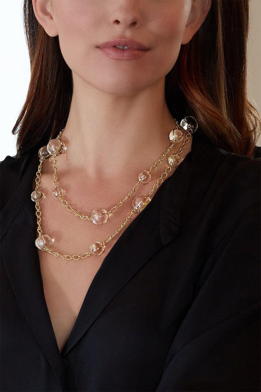 VERDURA-Bubbles Necklace-YELLOW GOLD