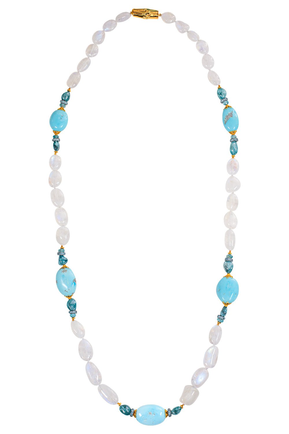 VERDURA-Byzantine Bead Necklace-YELLOW GOLD