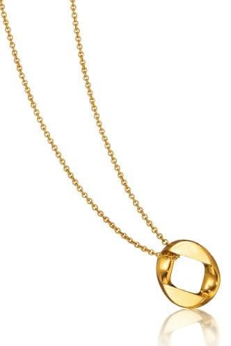 VERDURA-Curb-Link Pendant Necklace-YELLOW GOLD