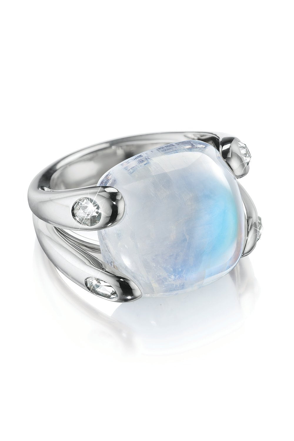 Moonstone Diamond Candy Ring JEWELRYFINE JEWELRING VERDURA   