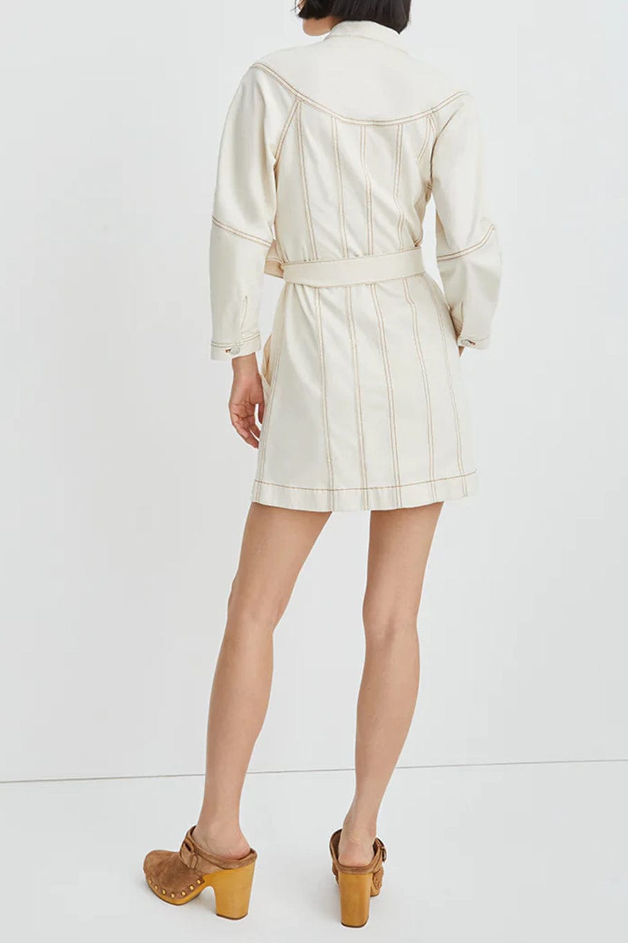 VERONICA BEARD-Basia Denim Mini Dress-
