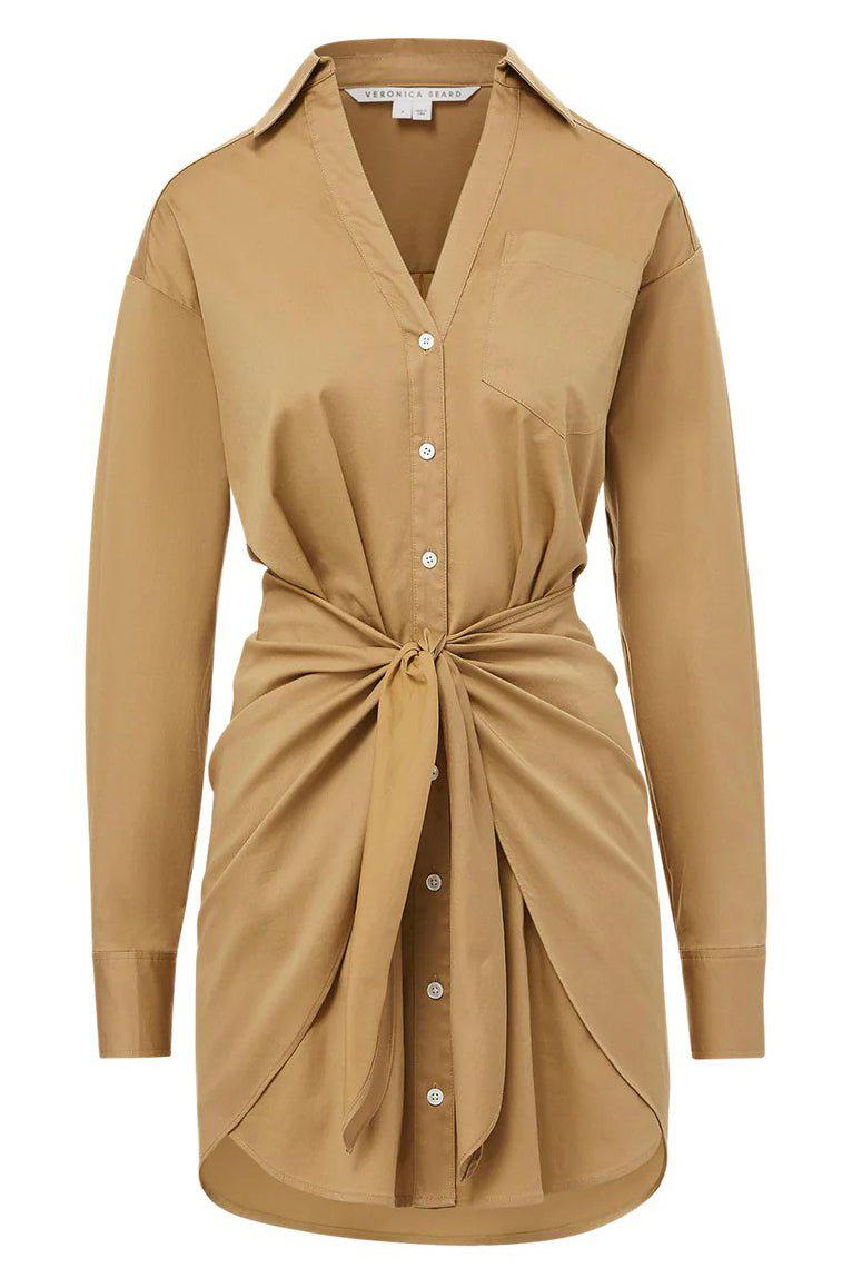 VERONICA BEARD-Roanoke Shirtdress - Khaki-