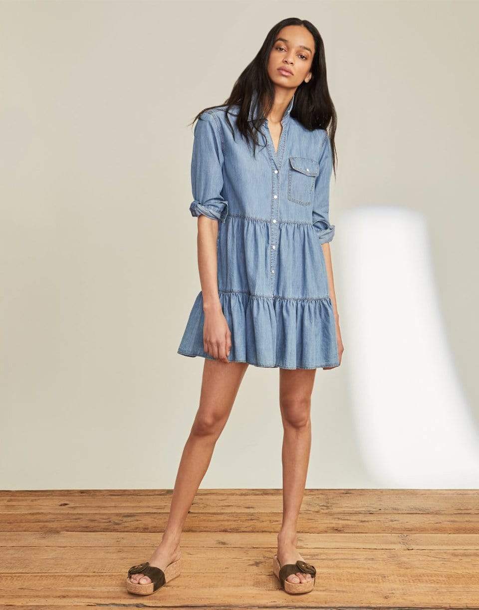 VERONICA BEARD-Atari Chambray Dress-