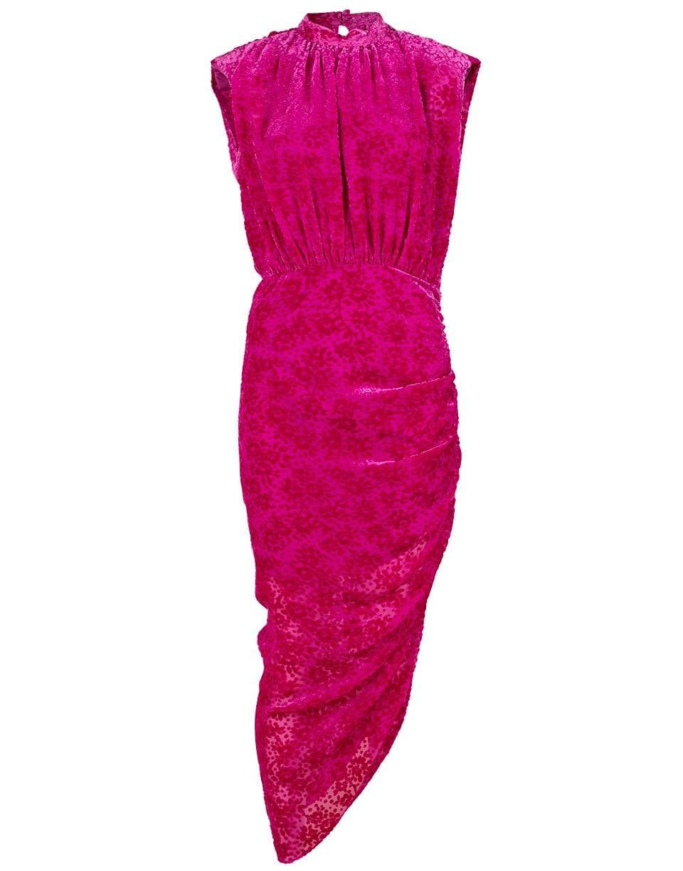 VERONICA BEARD-Kendall Burnout Velvet Dress-