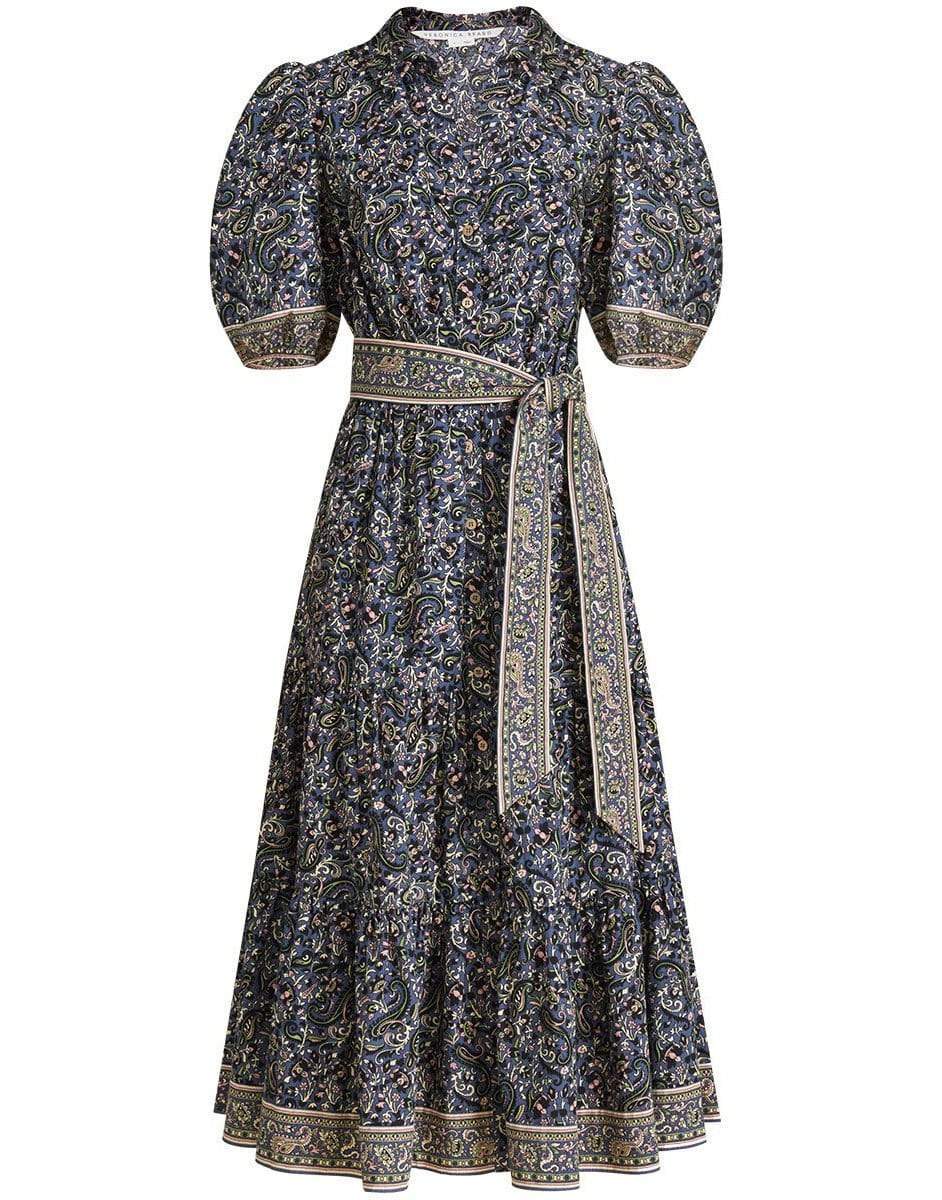 VERONICA BEARD-Eunice Tiered Paisley Dress-