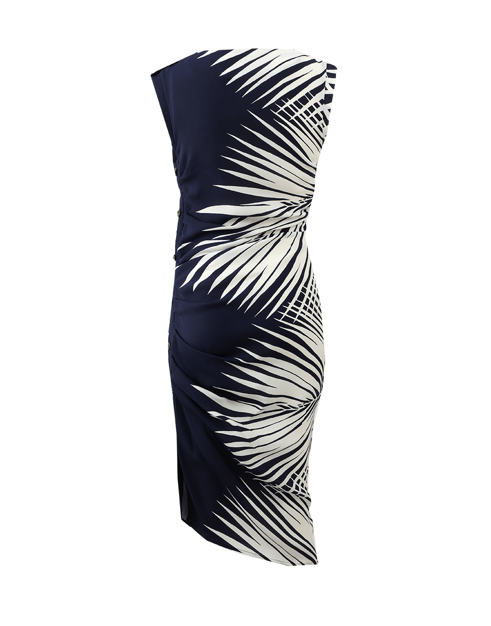 VERONICA BEARD-Mojorra Ruched Palm Dress-