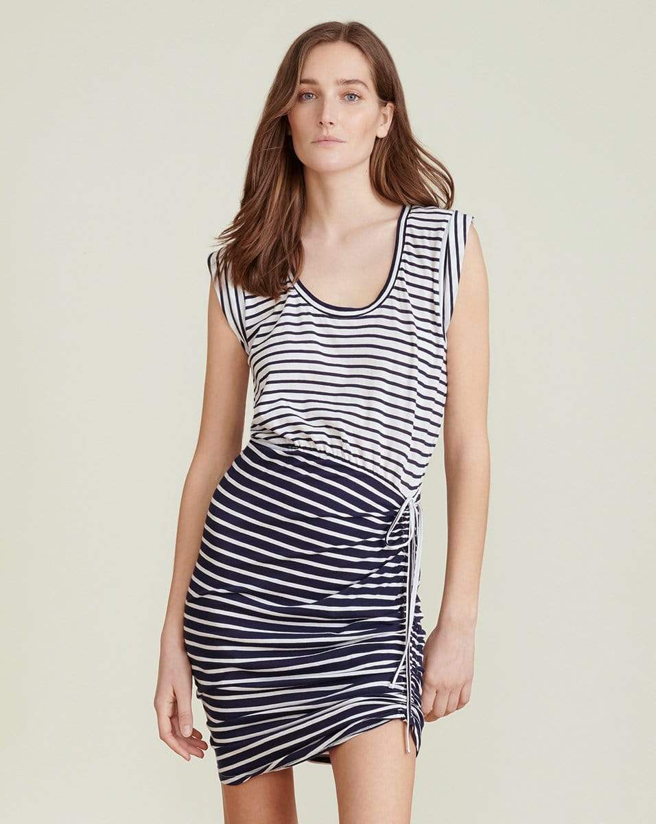 VERONICA BEARD-Tamri Striped Dress-