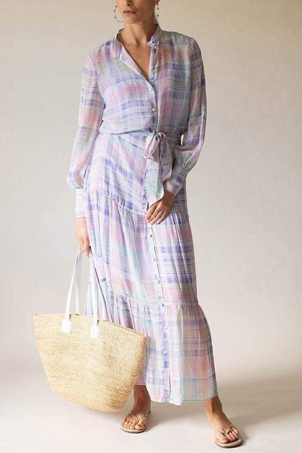VERONICA BEARD-Evangeline Dress-STRIPED