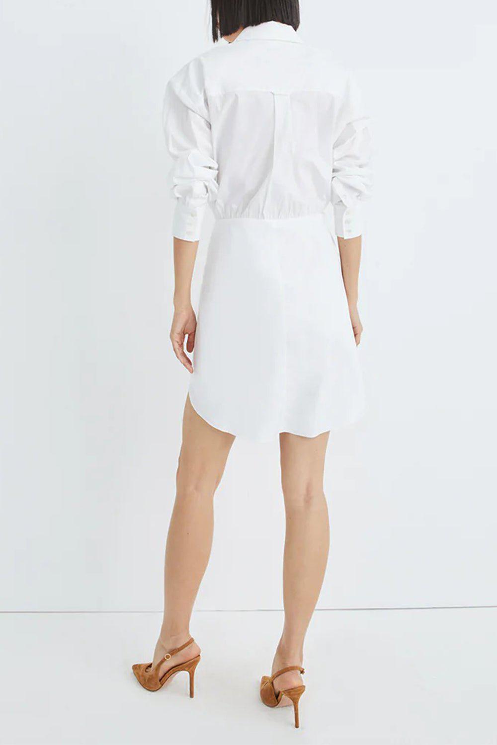 VERONICA BEARD-Roanoke Shirtdress - White-
