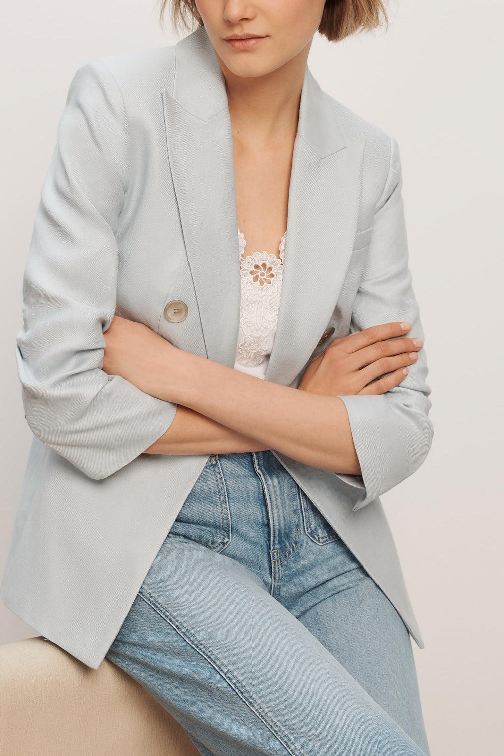 Tomi Dickey Jacket-BLUE-2-CLOTHINGJACKETBLAZERS-VERONICA BEARD