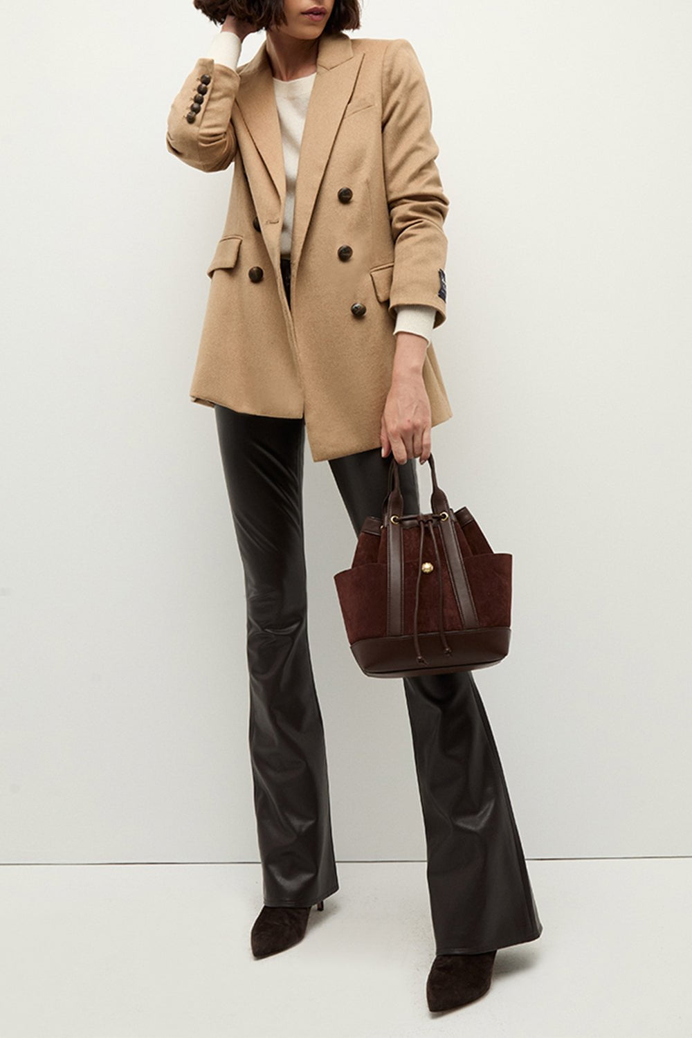 VERONICA BEARD-Ellette Dickey Jacket - Camel-