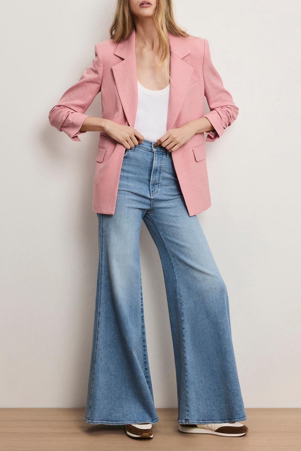 Battista Dickey Jacket-PINK-2-CLOTHINGJACKETBLAZERS-VERONICA BEARD