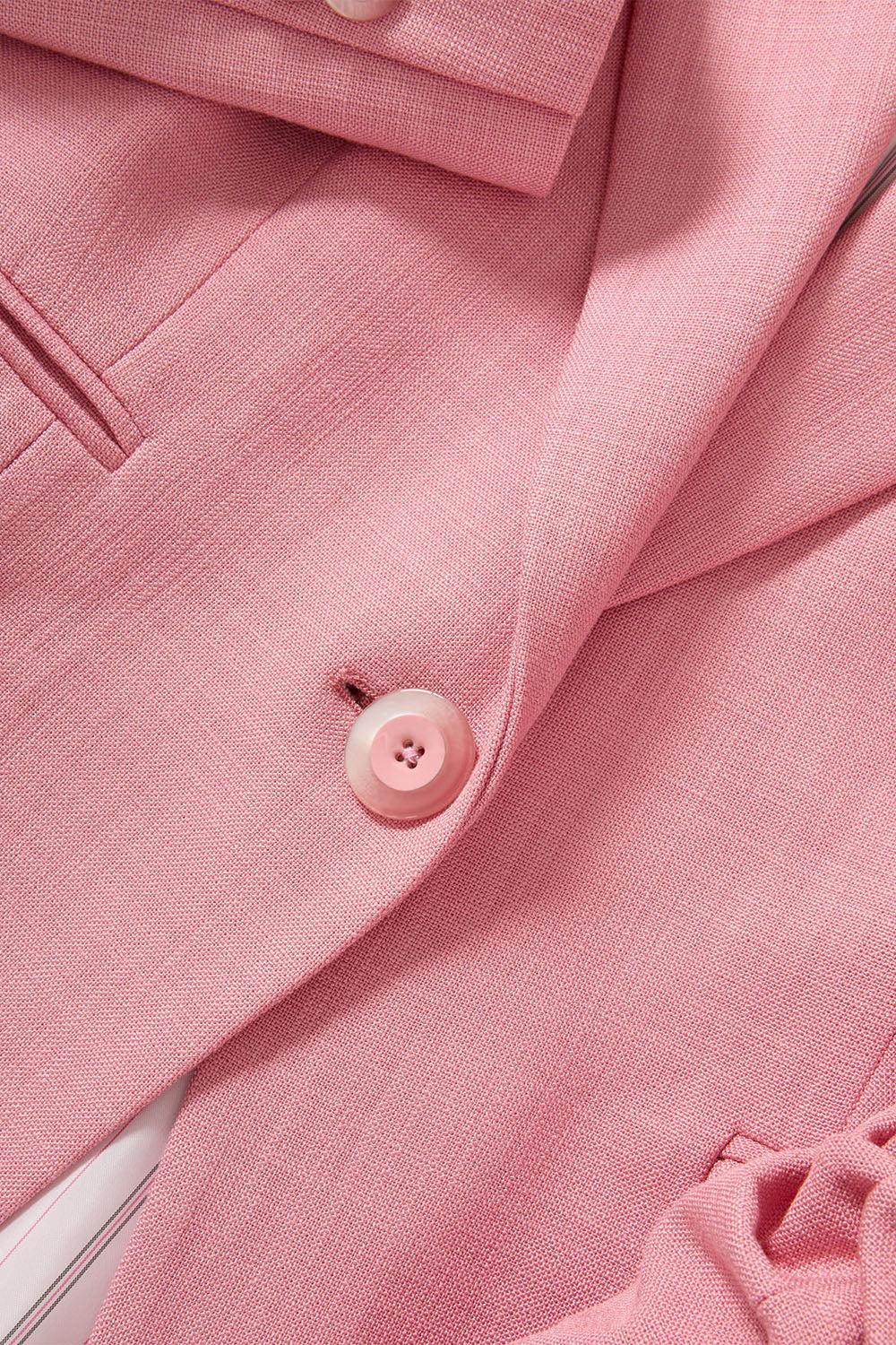 Battista Dickey Jacket-PINK-2-CLOTHINGJACKETBLAZERS-VERONICA BEARD