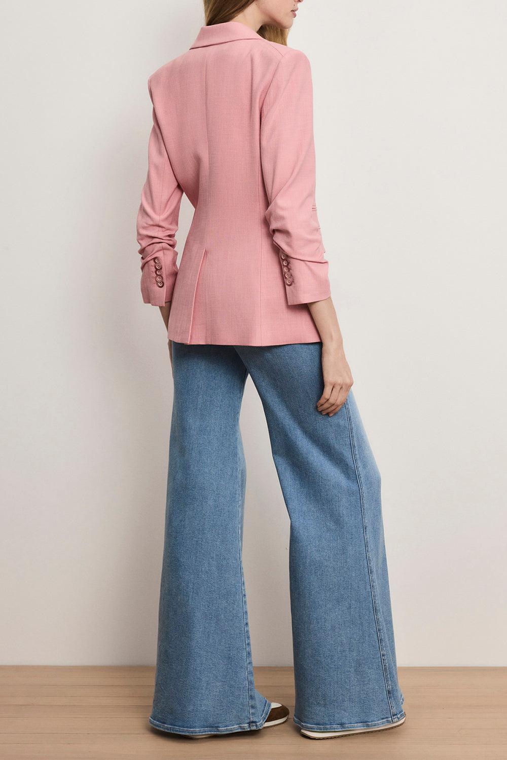 Battista Dickey Jacket-PINK-2-CLOTHINGJACKETBLAZERS-VERONICA BEARD