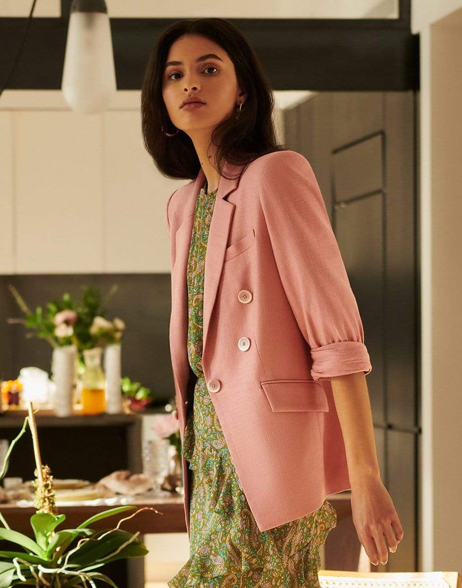 VERONICA BEARD-Odile Sateen-Twill Dickey Jacket-