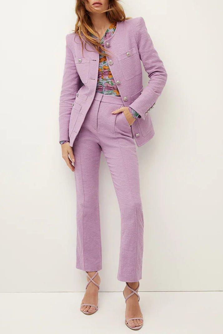 VERONICA BEARD-Corey Dickey Jacket-VIOLET