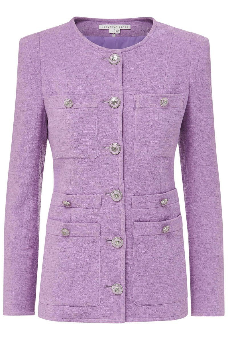 VERONICA BEARD-Corey Dickey Jacket-VIOLET