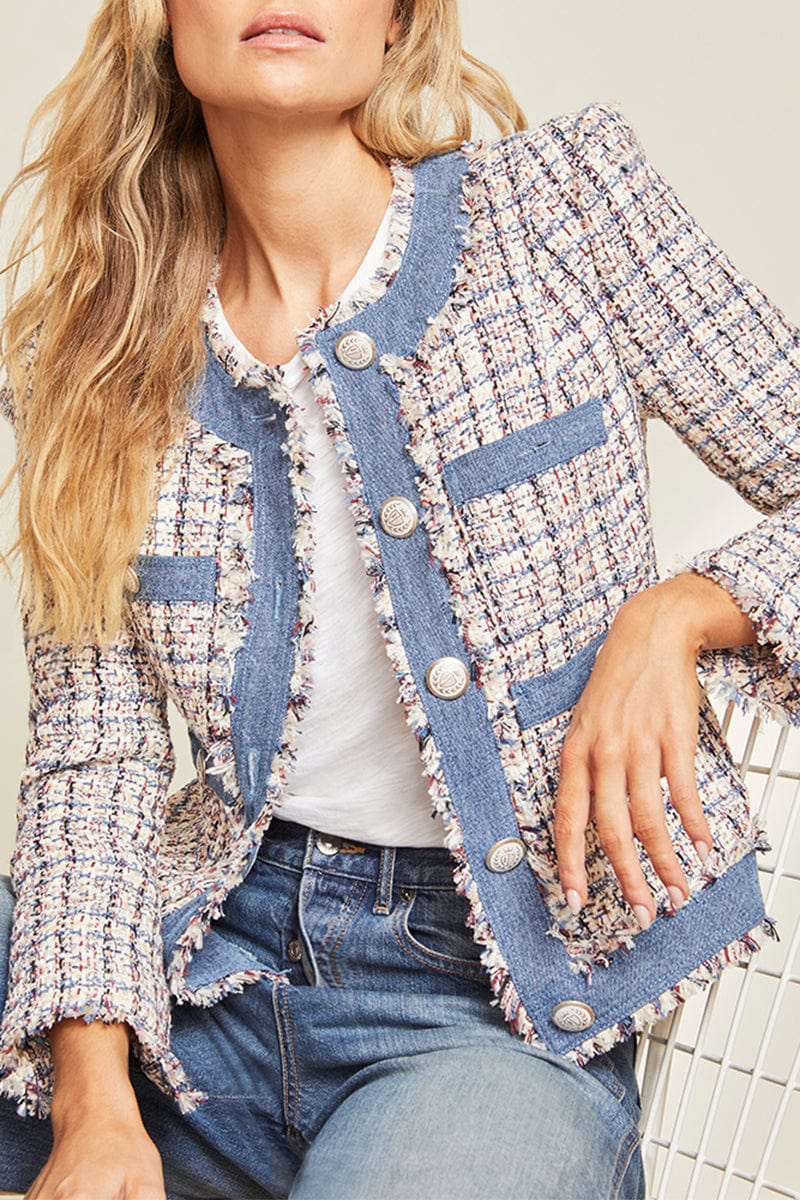 VERONICA BEARD-Esten Tweed Jacket-