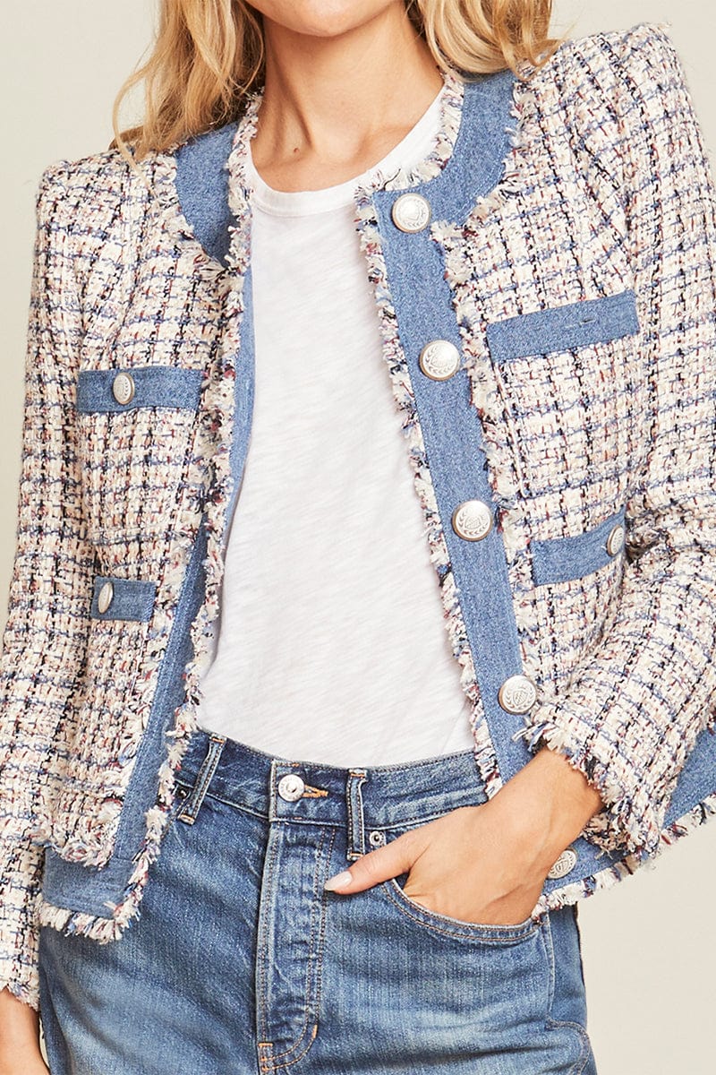 VERONICA BEARD-Esten Tweed Jacket-