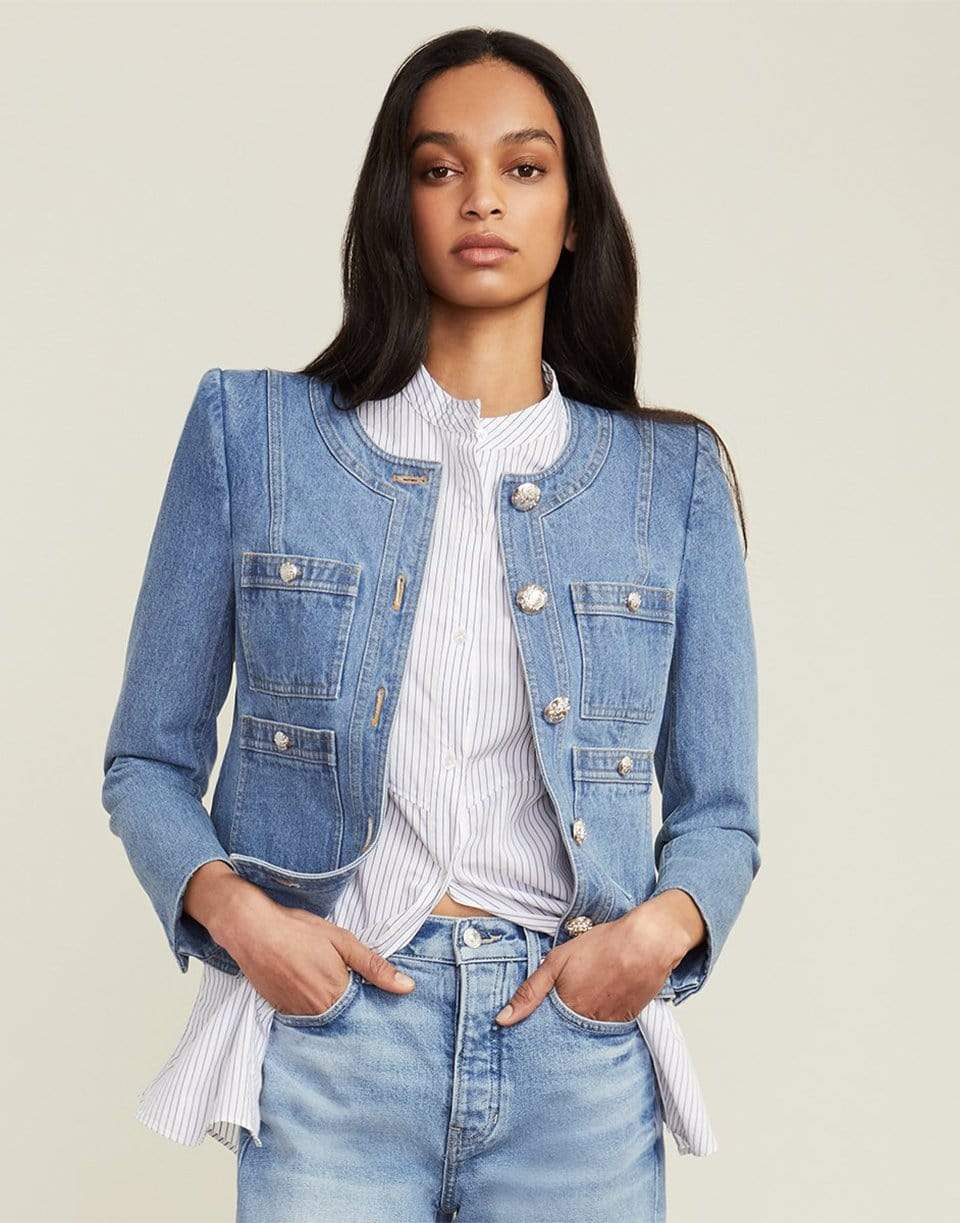 VERONICA BEARD-Ferazia Denim Jacket-