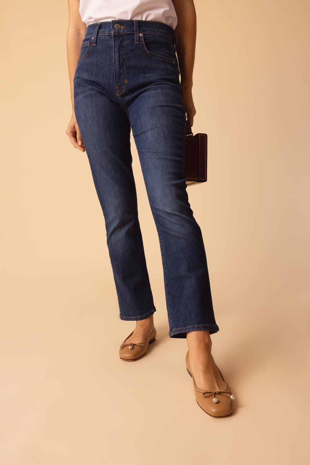 VERONICA BEARD-Carly Kick Flare Jean - Bright Blue-