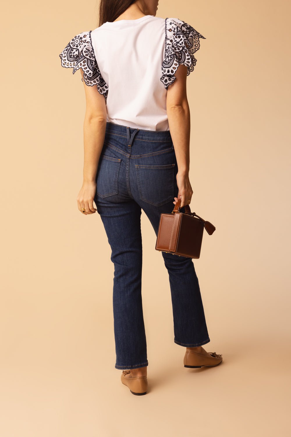 VERONICA BEARD-Carly Kick Flare Jean - Bright Blue-