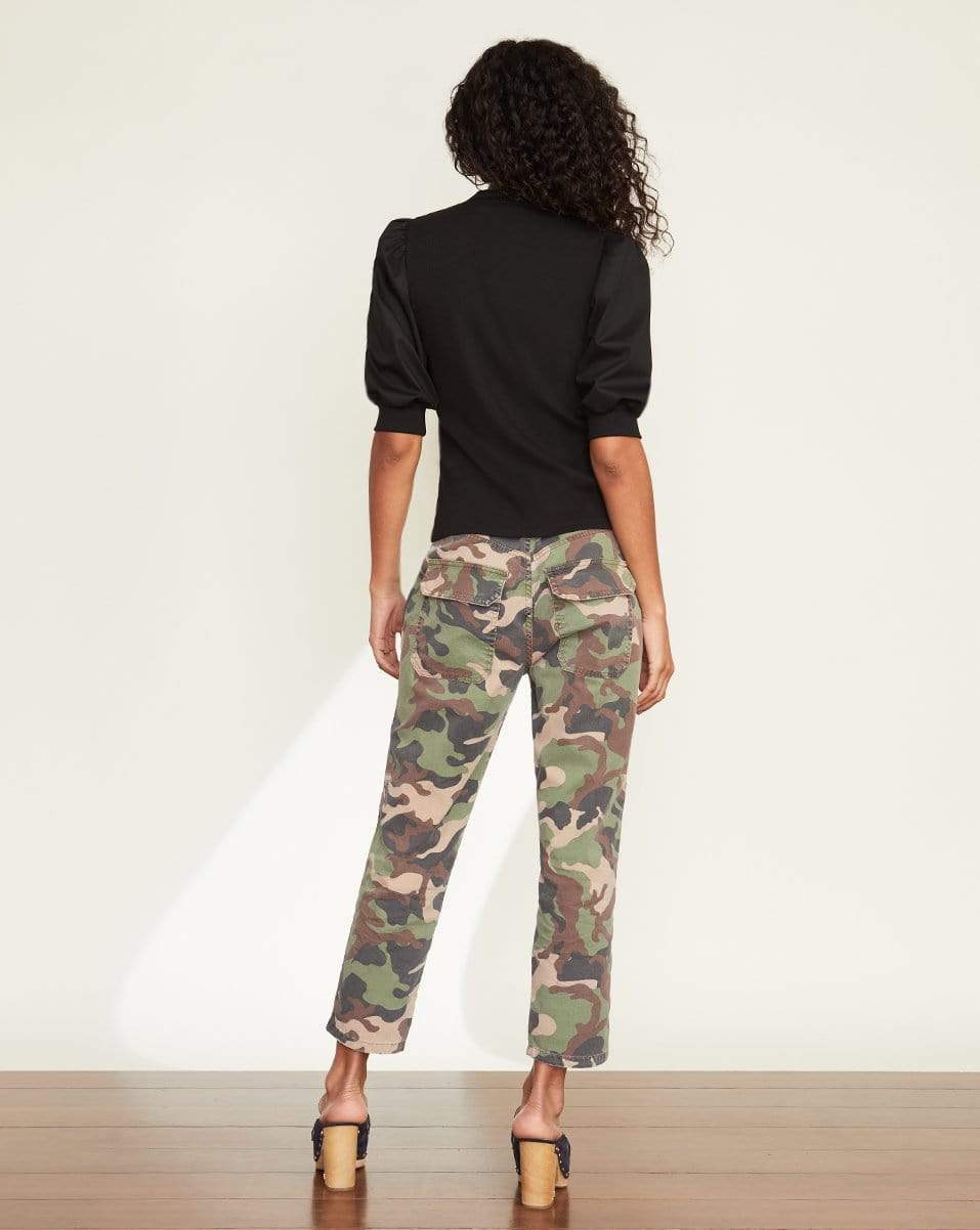 VERONICA BEARD-Arya Patch Pocket Straight-Leg Jean-
