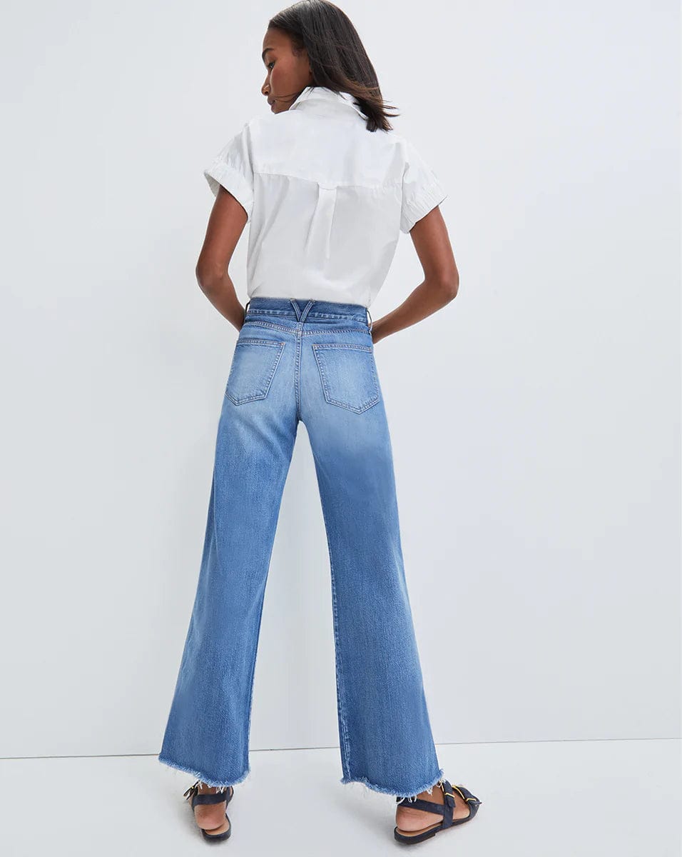 VERONICA BEARD-Taylor High Rise Wide Leg Jean-
