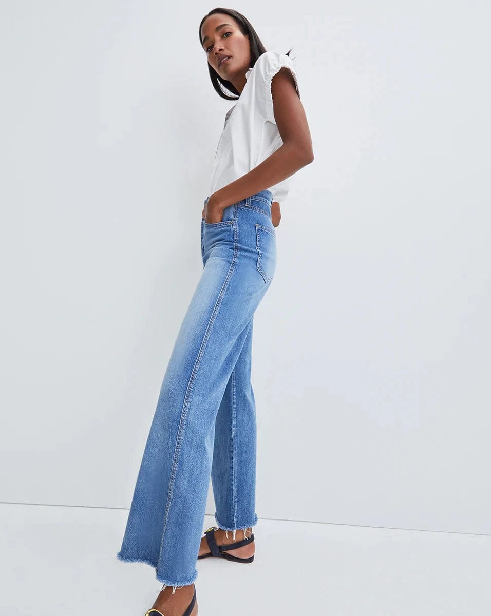 VERONICA BEARD-Taylor High Rise Wide Leg Jean-