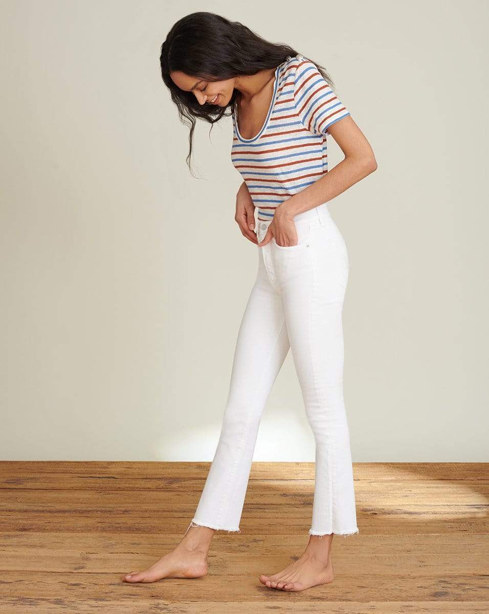 VERONICA BEARD-Carly High-Rise Kick-Flare Jean-