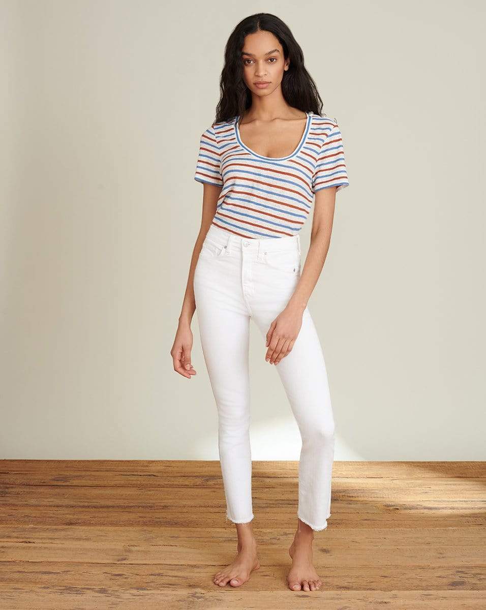 VERONICA BEARD-Carly High-Rise Kick-Flare Jean-