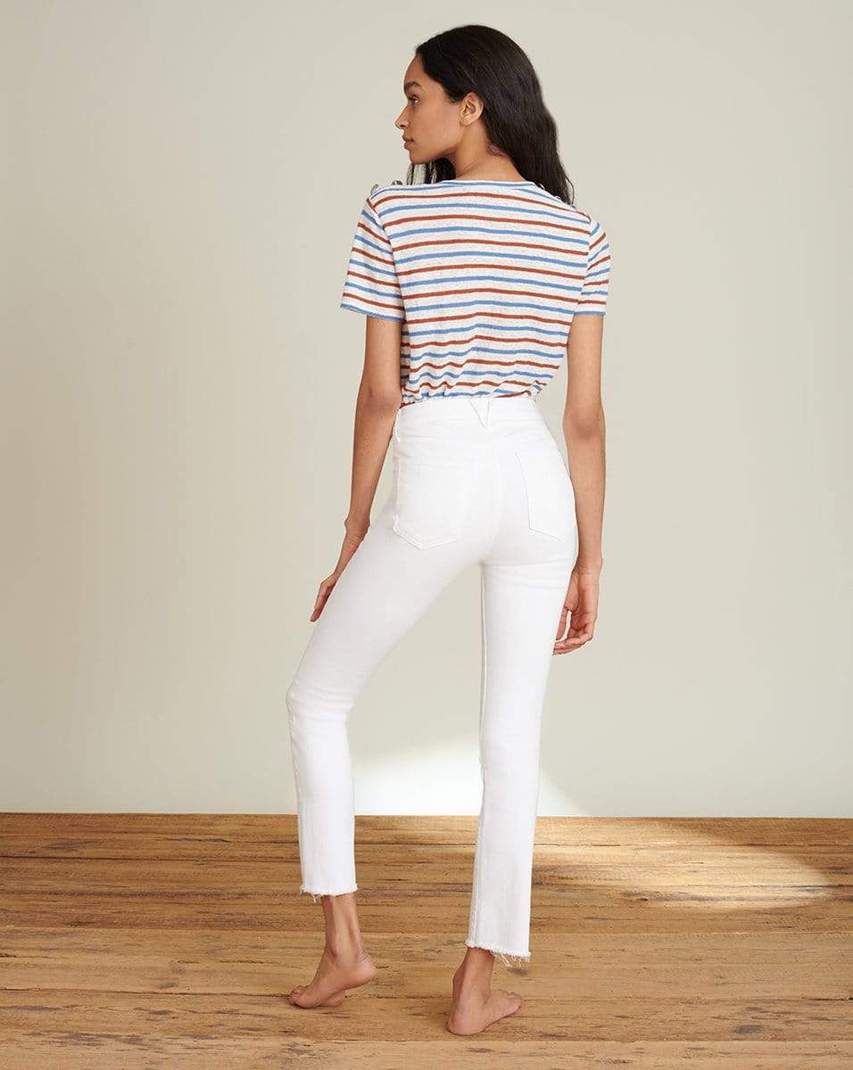 VERONICA BEARD-Carly High-Rise Kick-Flare Jean-