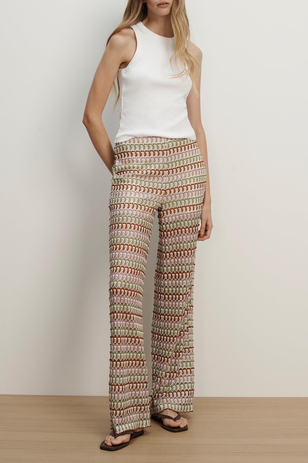 Fatima Pant-GEOMETRC-XS-CLOTHINGPANTWIDE LEG-VERONICA BEARD