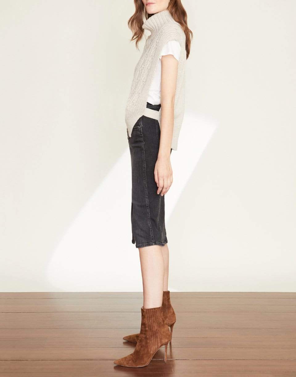 VERONICA BEARD-Herron Denim Midi Skirt-
