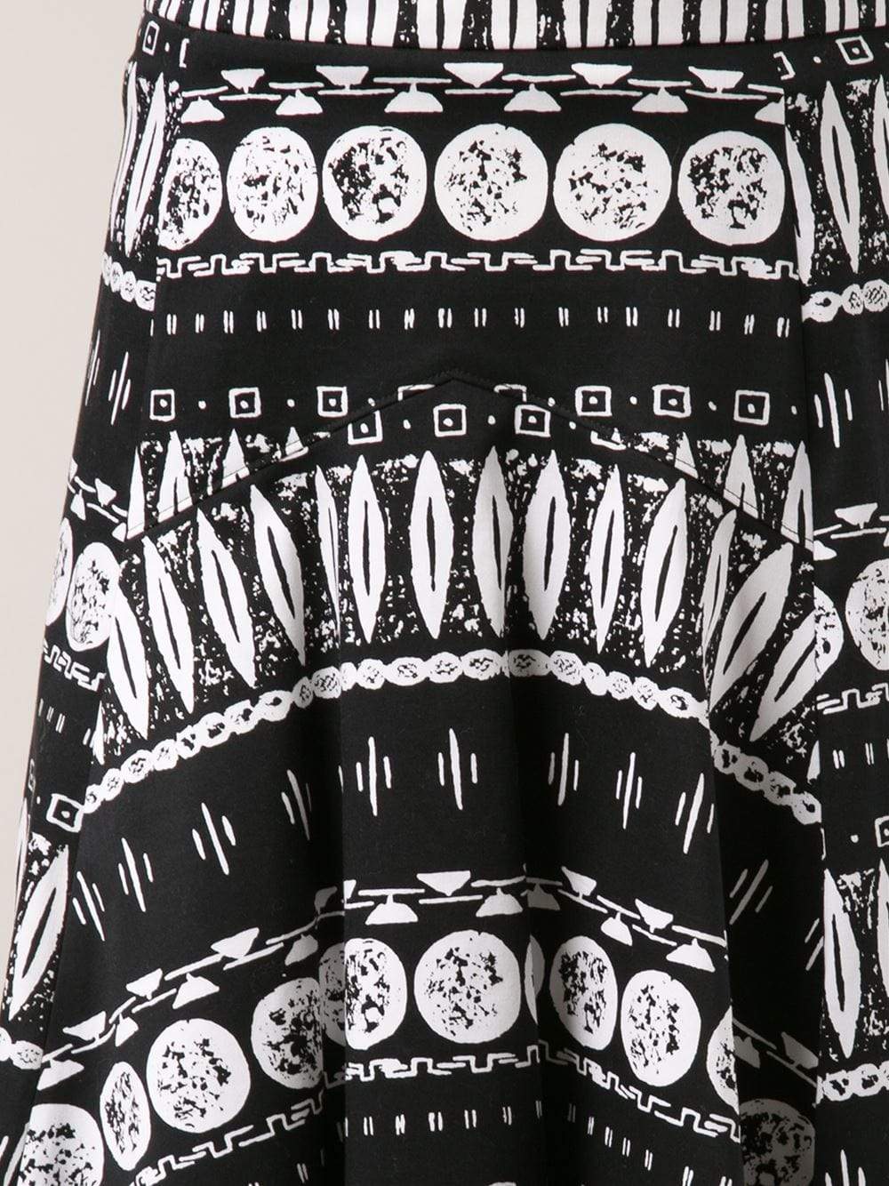 VERONICA BEARD-Woodblock Print Skirt-
