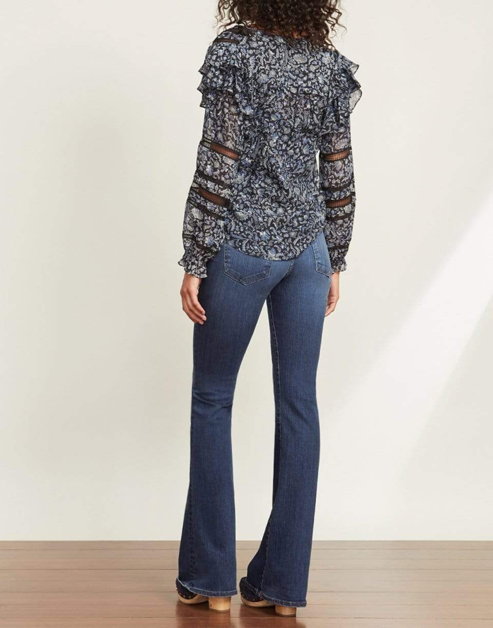 VERONICA BEARD-Penny Vine Floral Top-