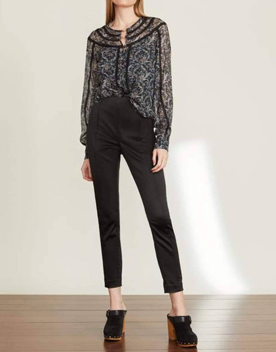VERONICA BEARD-Vale Paisley Long Sleeve Top-
