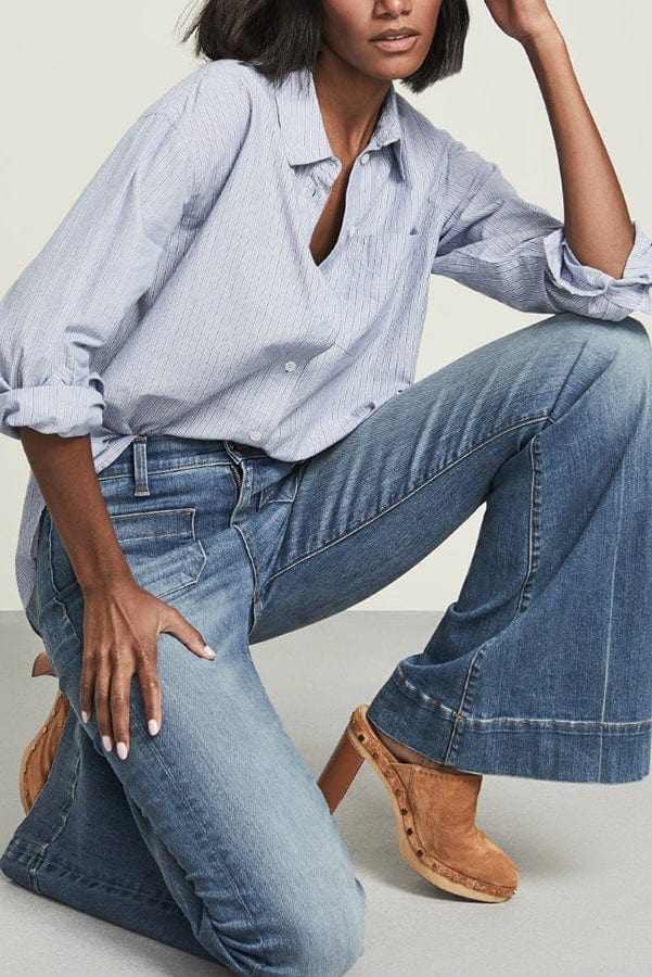 VERONICA BEARD-Keiko Button Down Top-