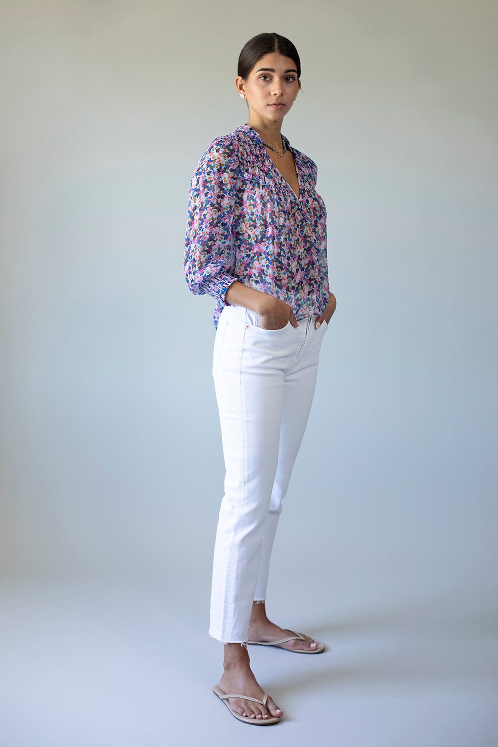VERONICA BEARD-Mertie Blouse-