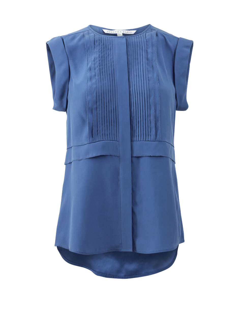 VERONICA BEARD-Sutton Pintuck Blouse-