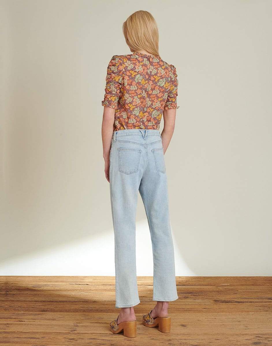 VERONICA BEARD-Natuka Floral Blouse-