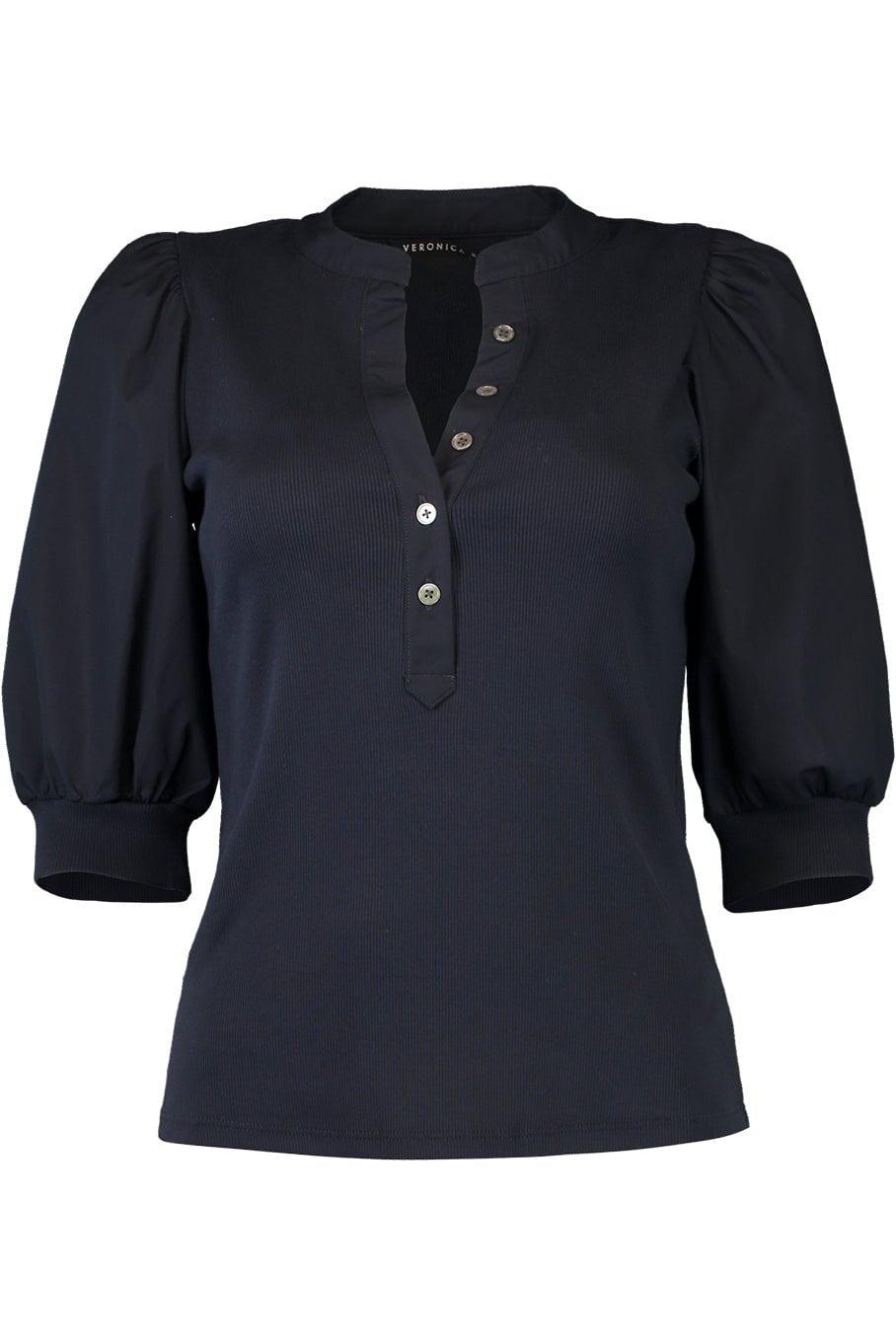 VERONICA BEARD-Coralee Top - Navy-