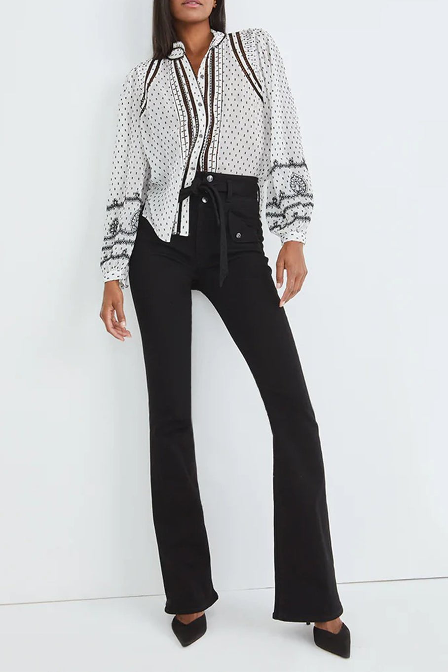 VERONICA BEARD-Pilotti Blouse-